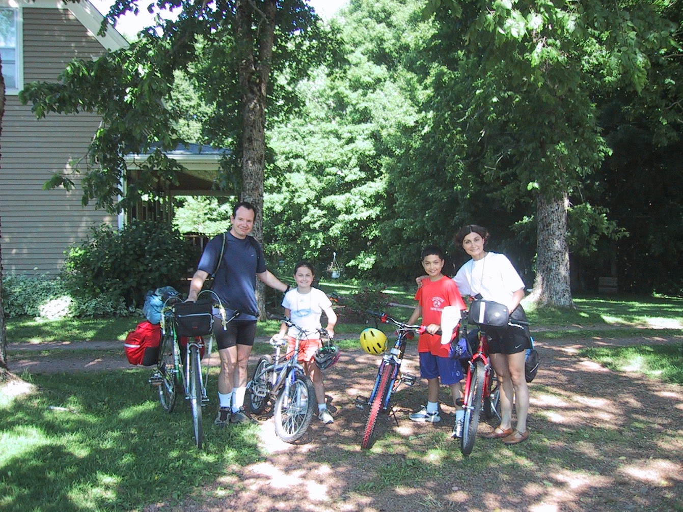 Family cycling beginnings